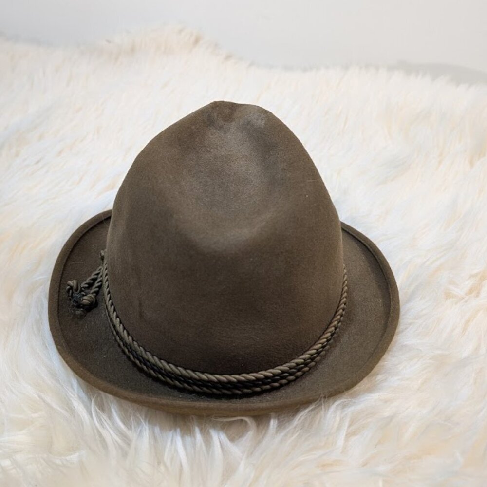 Vintage Biltmore Rideau Brown Fedora Hat
